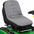 Tractor Seat Cover for Antonio Carraro SRX 9800 2008–Present, Lawn Tractor Seat Cover with Back Storage Pockets Durable Water-Resistant Protector for Compact Utility Tractor,Grey