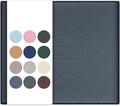 URMONA 22" x 22" Waterproof Silicone Mat in Multiple Sizes & Colors, Under Sink Mat for Kitchen & Bathroom, Pet Food Pad for Dogs & Cats, Kitchen Cabinet Liner, Multi-Purpose for Storage(Dark Grey)
