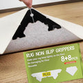 16 PCS Carpet Tape, Non Slip Rug Corner Pads for Hardwood Tile, No Residue | Reusable Removable Double Sided Adhesive,Secures Area Rug Corners,Fits Laminate LVP Floors,Rug Stickers,No Floor Damage