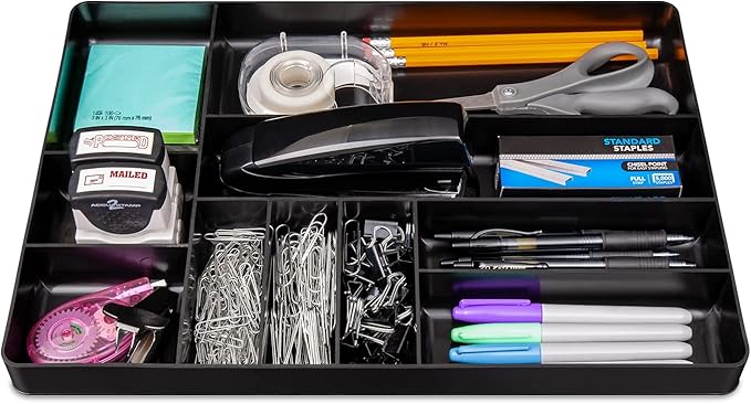 Ernst Manufacturing Tool Garage Organizer Tray, Orange, 10-Compartments