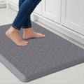 Kitchen Mats for Floor - Anti Fatigue Mats for Kitchen Floor - Non Slip Cushioned Rugs for Standing, Office, Sink, Laundry, Grey