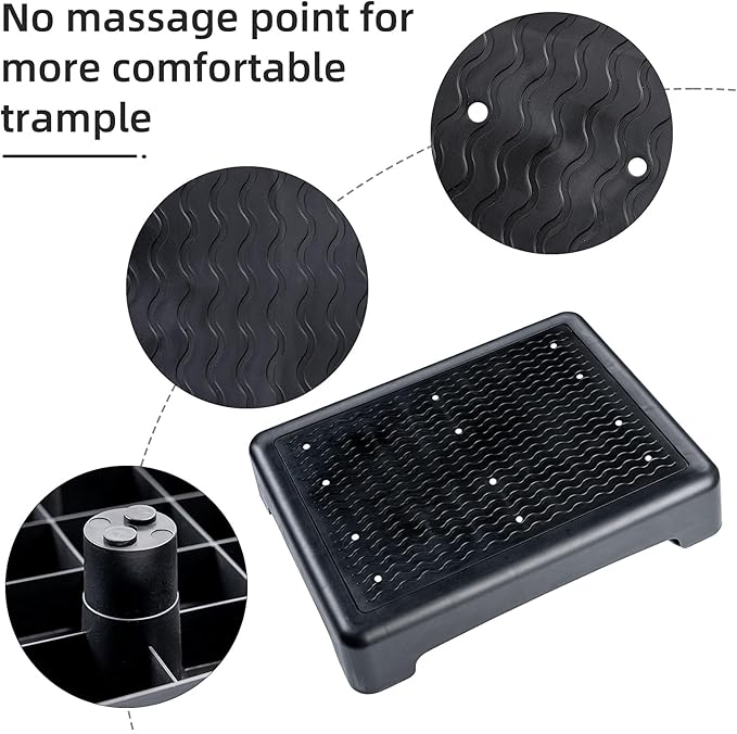 wefaner Mobility Step Stool for Adults Half Seps for Stairs for Seniors,Platform Step Safety Step Non-Slip Indoor and Outdoor
