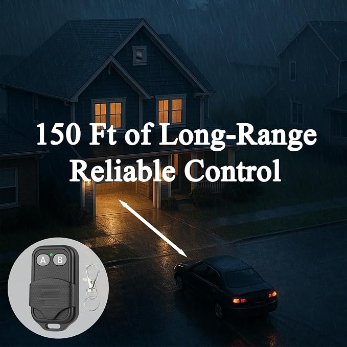 3 for LiftMaster Chamberlain Craftsman Garage Door Opener Remote Replacement 893LM 893Max 891LM 971LM 973LM 371LM 373LM Garage Door Opener Keychain Mini Sliding Cover Remote
