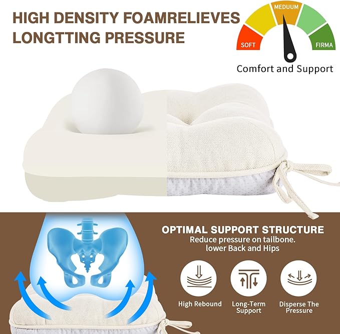 BETU White Chair Cushions for Dining Chairs Set of 2,3.5" Thick Kitchen Table Chair Pads with Ties,Non Slip Backing and Covers, Seat Cushion for Dining Room,Bar,Patio Chairs,15.5"X15.5"X3.5",White
