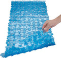 SONGZIMING Pebble Bath Mat for Bathtub to Anti Slip Bathtub Mat in Shower with 16 Inches by 35 Inches (Clear Blue)