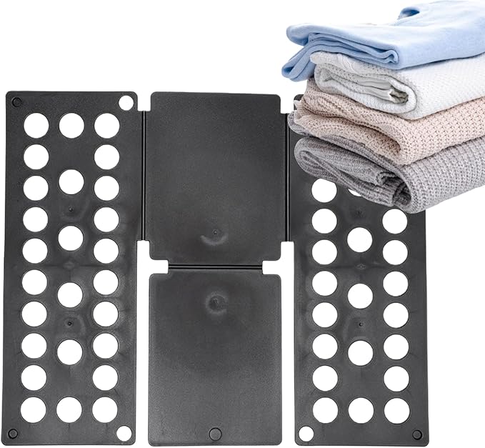 Clothes Folding Board, T-Shirt Folder, Fast Foldable Household Liner Sorter, Home Storage Tool, Laundry Sorter Helper Liner for Dorm Travel Hotel