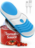 One Touch Electric Can Opener Automatic Can Opener for Seniors, Rechargeable Smooth Edge Can Opener with Magnetic Cover Catch, Food Safe Kitchen Gadget for Arthritis Hands