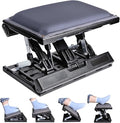 Scalebeard Foot Rest for Under Desk at Work,Height Adjustable Infinite Angle Under Desk Footrest,Ergonomic Foot Stools for Under Office Desk, Height Up to 10.6", Large 15.75" x 12.4" Panel