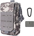 Tactical Molle Utility Pouch Cell Phone Pouch, Waist Bag Belt Pouch for Men, EDC Bag Gadget Organizer Vest Pack Purse Mobile Phone Case Hunting Compact Bag for Runing