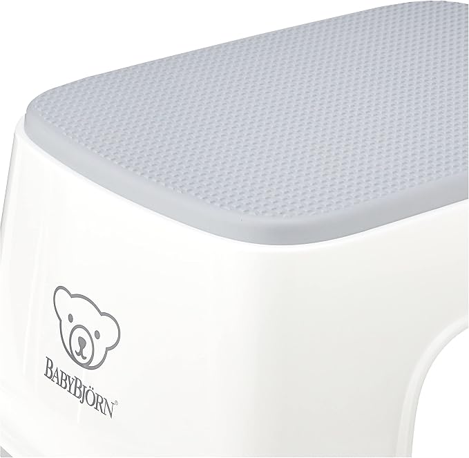 BabyBjörn Step Stool, White/Gray (Pack of 2)
