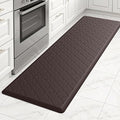 Kitchen Mat Cushioned Anti Fatigue for Floor, Non-Slip Waterproof Comfort Rug for Kitchen Sink, Standing Desk & Laundry, 17.3"x60", Chocolate