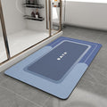 MontVoo Bath Mat-Bath Mat Rug Non Slip Super Absorbent Stain Resistant Quick Dry Thin Bathroom Rug-Bath Mats for Bathroom Floor Bathtub Vanity-Bathmat Bath Rug Easy Care-17"x27",Navy