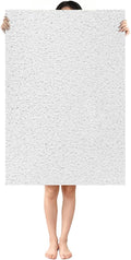 Shower Mat Non Slip: 35.4 x 23.6 Inch Extra Large Shower Mats for Inside Shower with Drain Hole - Soft PVC Loofah Anti Slip Shower Stall Mat for Walk-in Shower and Bathroom, Quick Drying