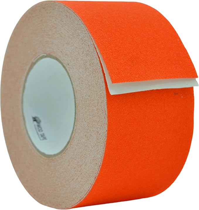 WOD Heavy Duty Anti Slip Tape Orange - 3 inch x 60 ft. Non Skid Treads Weather Proof Indoor/Outdoor Traction Tape for No Slip Stairs ASTC32
