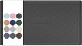 URMONA 40" x 22" Waterproof Silicone Mat in Multiple Sizes & Colors, Under Sink Mat for Kitchen & Bathroom, Pet Food Pad for Dogs & Cats, Kitchen Cabinet Liner, Multi-Purpose for Storage(Black)