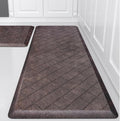 Cushioned Anti Fatigue Mats, Heavy Duty Non-Skid Floor Mats - 1/2 Inch Thick Ergonomic Comfort Foam, Brown