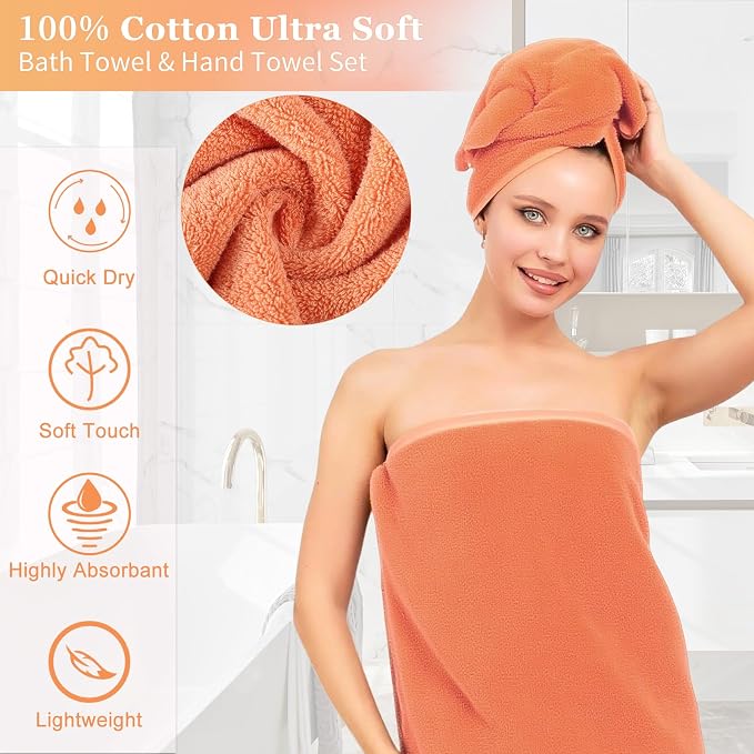 Bathroom Set- Bathroom Accessories Set with Sequin Shower Curtain Set Orange Bathroom Decor with Towel Set Bathroom Decor
