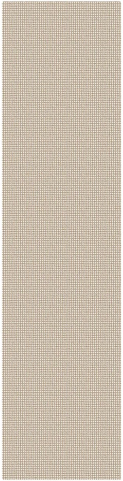 KOZYFLY Runners for Hallways 2x8 ft Washable Kitchen Runner Non Slip Rubber Backed Hall Runners Cotton Entryway Runner Rugs for Indoor Backdoor Bedroom Kitchen, Ivory/Camel/Brown