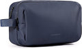 BAGSMART Toiletry Bag for Men, Travel Toiletry Organizer Dopp Kit Water-resistant Shaving Bag for Toiletries Accessories, Door Room Essentials,Navy Blue-basic
