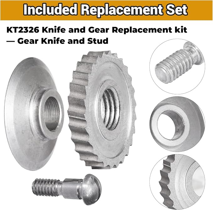 KT2326 Replacement Knife Gear Kits Compatible with 203 and 266 Electric Can Openers
