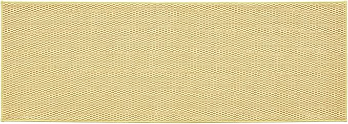 TYUU Bathroom Runner Rugs, Long Bath Mat Runner Washable Thin Quick Dry Low Pile Bathroom Runner Rugs Non Slip, Yellow 24"x70"