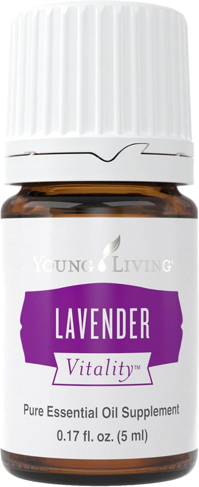 Young Living Vitality Lavender Essential Oil 5ml Bottle | Premium Lavender Essential Oil for Culinary Use, Aromatherapy & Relaxation | Steam Distilled for Flavorful Recipes & Wellness