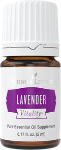 Young Living Vitality Lavender Essential Oil 5ml Bottle | Premium Lavender Essential Oil for Culinary Use, Aromatherapy & Relaxation | Steam Distilled for Flavorful Recipes & Wellness