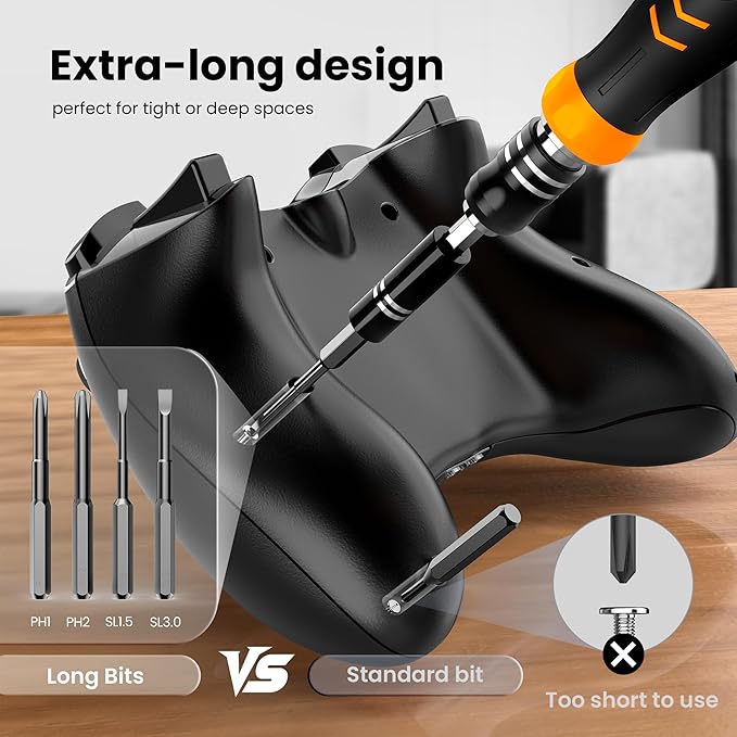JOREST 115 in 1 Precision Screwdriver Set, Tool Gifts for Men, Mini Repair Tool Kit for iPhone, Macbook, PC, Laptop, Computer, Jewelers, PS5, Xbox, Switch, Electronics
