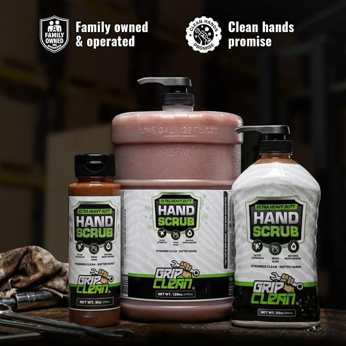 Grip Clean Nail Brush for Cleaning Fingernails – Heavy Duty Nail Brush with Extra Stiff Bristles - Fingernail Brush & Nail Scrubber Brush with Suction Cup Backing for Men & Women - 4 Pack