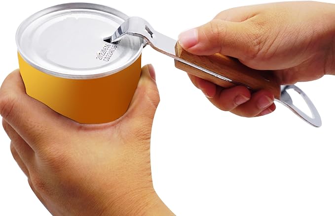 HANCELANT Can Punch Bottle Opener, Manual Stainless Steel Can Opener 3 Pack