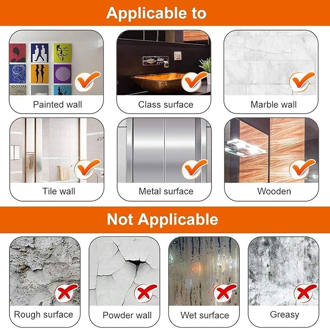 16 PCS Grippers of Rug Pad, Non-Slip Carpet Gripper for Hardwood Floors and Tile, Reusable and Washable Area Carpet Tape, Double-Sided Adhesive Pads, Keeps Corners Flat