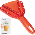 Uinxan Jar Opener for Weak Hands & Seniors with Arthritis - Handheld Manual | Effortlessly Opens Stubborn Screw Lids & Bottle Caps. 304 Stainless Steel. Durable. Patented Kitchen Gadget (Red)