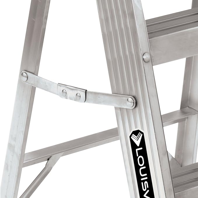 Louisville Ladder 2-Foot Aluminum Step Stool Industrial, 300-Pound Load Capacity, Type IA, AS3002
