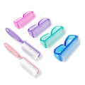 6 Pack Handle Grip Nail Cleaning Brush, Fingernail Brush Cleaner Scrub Brush Kit for Toes Shower and Women & Men & Pets (Color B)