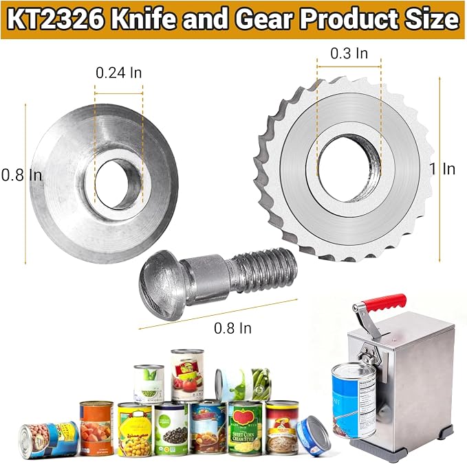 KT2326 Replacement Knife Gear Kits Compatible with 203 and 266 Electric Can Openers