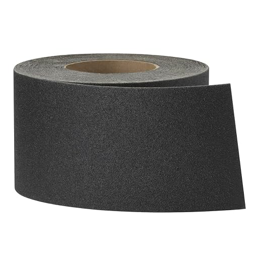 3M Safety-Walk Heavy Duty Anti Slip Tape, 4 in x 60 ft, Black Slip-Resistant Tread for Stairs, Steps, Ladders - Adheres Without Wrinkling, Curling or Lifting, Easy Application, 2-Pack