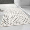Casa and Beyond Shower Mat, Secure Shower Mats Easy to Clean, Showers Mat with Suction Cup, Washable Non-Slip Bathtub Mats for Inside Showers (White,23.6 * 35.4 in)