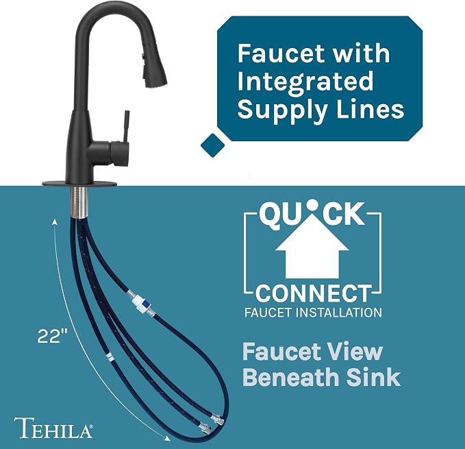 White Space Saver Utility Sink by JS Jackson Supplies, Freestanding Tehila Space Saving Laundry Tub, Black Pull-Down Faucet, Soap Dispenser