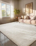 Ophanie 6x9 Area Rugs, Upgrade Non-Slip Fluffy Soft Rugs for Living Room, Large Shag Ivory Fuzzy Plush Rug, Shaggy Big Carpets for Bedroom, Kids Boys Girls Dorm Nursery Home Decor Aesthetic