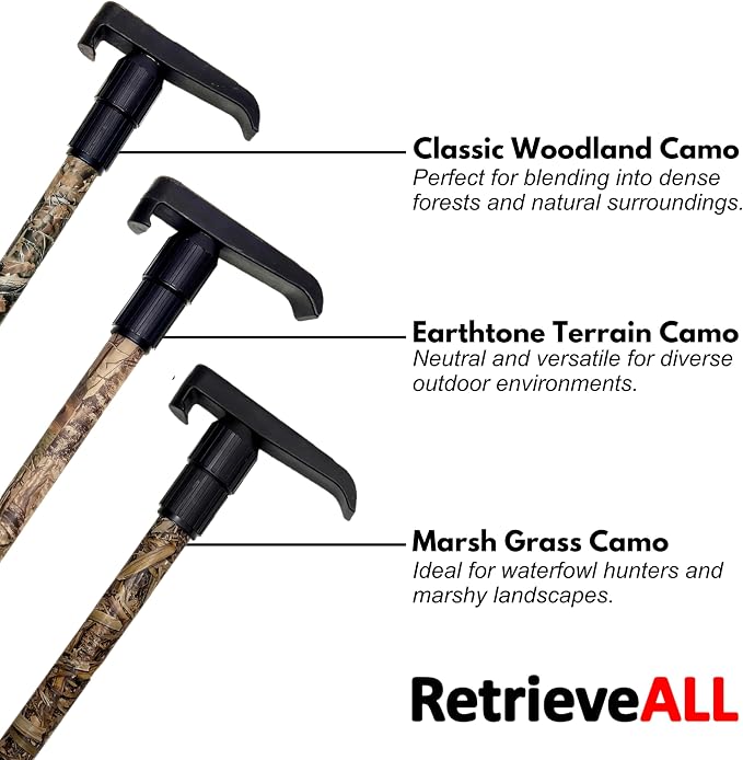 Telescoping Cargo Tool/Multi-Use Cargo Retriever/Extendable Reaching Aid/Reacher/Grabber - Kryptic Highlander Camo