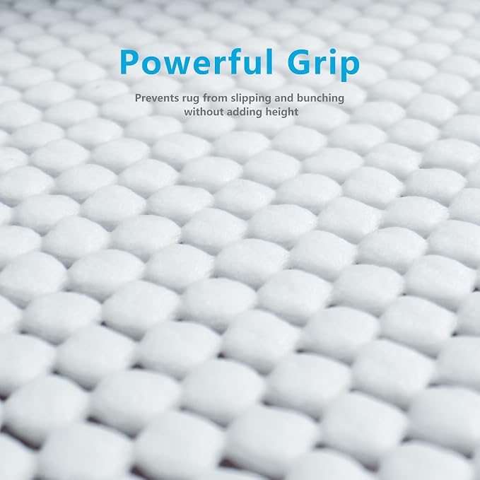 Non Slip Area Rug Pads Non Skid Rug Gripper 6 Feet Round Extra Thick Pad Anti-Slip Carpet Rug Mats for Hardwood Surface Floors, Keep Rugs Safe and in Place (6 Ft Round)