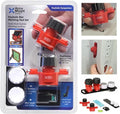 Keyhole Companion Picture Hanging Marking Tool, Keyhole Slot & Sawtooth Hanger Fastener Locator, No-Measure Mounting of Frames, Mirrors, Power Strips, Network Switches, Wall-mount Shelves, Other Items