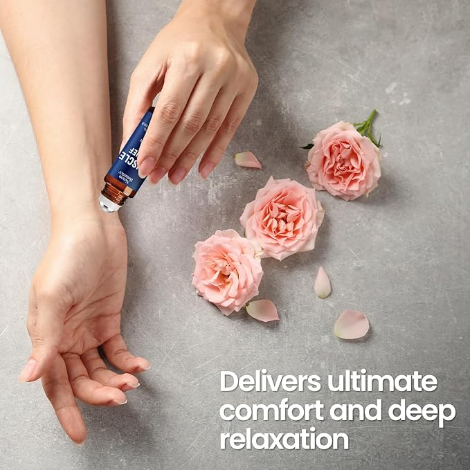 Muscle Relief Essential Oil Roll-On 10 ml - Pure & Natural Prediluted Blend for Sore Muscles, Aches & Recovery - Easy Roller for Athletes & Active Lifestyles - Nexon Botanics
