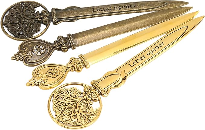 Tbest Plies 4 Pcs Leer Opene R Lihtweiht Cact Zinc y Ail Opener Knife And School Plies