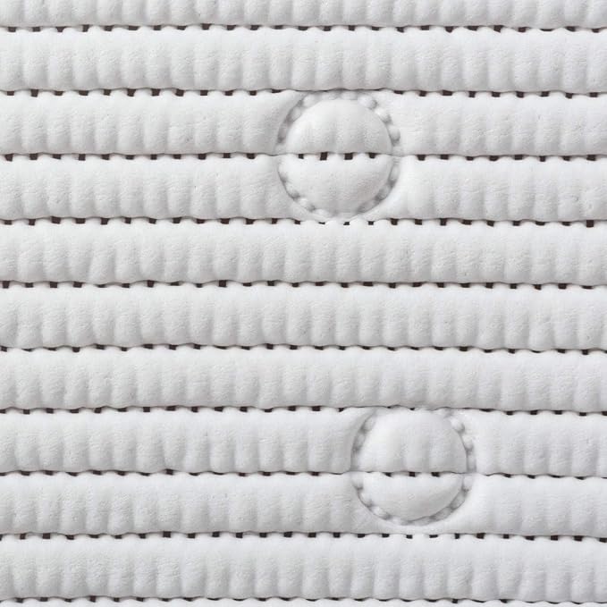 Duck Brand Clorox Cushioned Shower Mat, Non Slip Bathtub Mat with Suction Cups, 21 Inches x 21 Inches, White