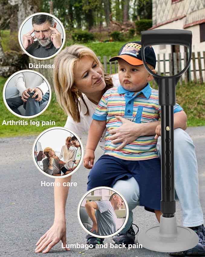 Mobility Aids Tool, Standing Aids Supports, 6 Size Adjustable Device to Help Get Up from Floor, Lift Assist for Elderly 600Lbs Weight Capacity