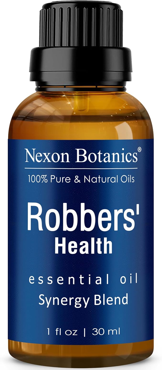 Robbers' Health Essential Oil Blend 30 ml - Immunity Boosting Thieves Oil - Natural Fighter Shield Against Impurities - Nexon Botanics