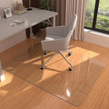 Placoot Crystal Clear Office Chair Mat for Hardwood Floors,48'' x 36'' - Upgraded PVC Transparent Desk Chair Mat Floor Mats Wood/Tile Protection Mat for Office Home