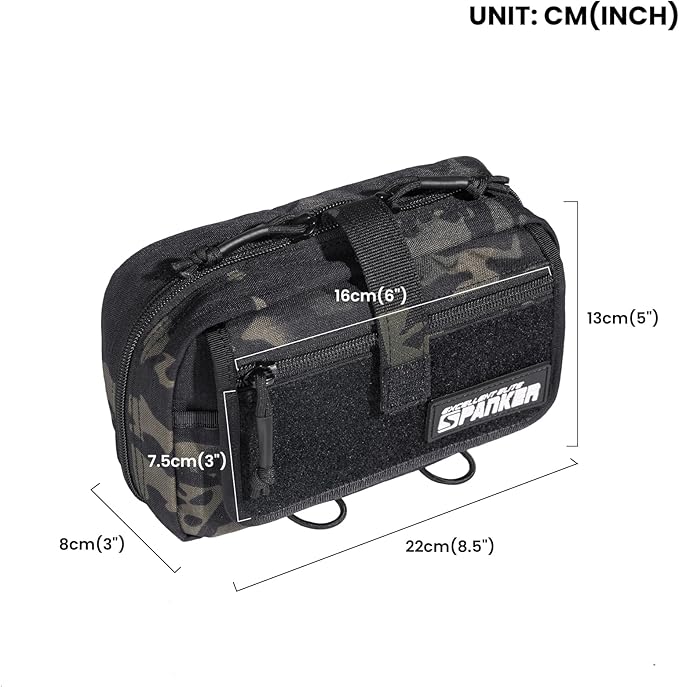 EXCELLENT ELITE SPANKER Tactical First Aid Pouch IFAK Rip Away Molle EMT Pouch Compact Admin Pouch Medical Utility Pouch Emergency Survival Kits for Tactical Vest,Backpack