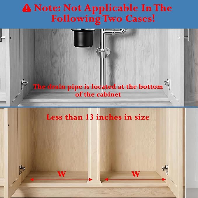 Aisslro Under Sink Organizer, 2 Tier Under the Sink Storage, Expandable Adjustable Slide Out Pull Out Under Cabinet Organizers Shelf, for Kitchen Bathroom Pantry Closet Organization, Black